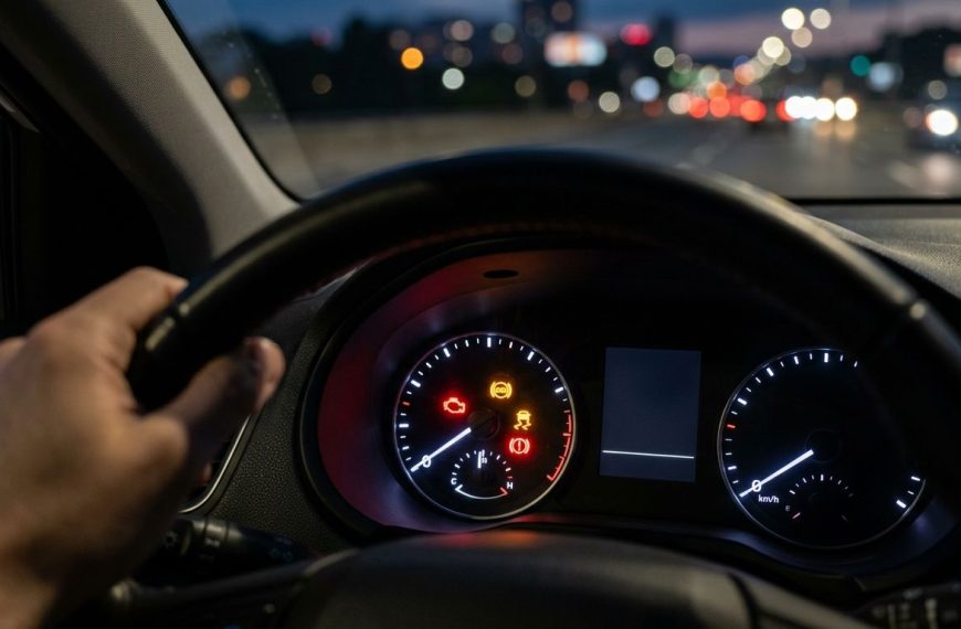 Lampki kontrolne w samochodzie: co oznaczają i jak reagować?